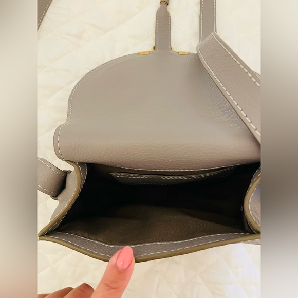 Chloe Small Marcie leather sadle bag. Authentic. No filter .Great condition - Picture 11 of 15